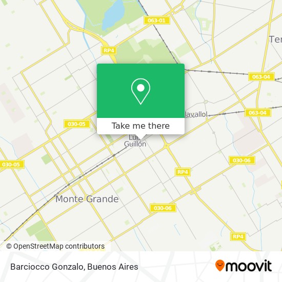 Barciocco Gonzalo map