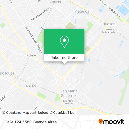 Mapa de Calle 124 5580