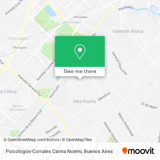 Psicologos-Corrales Carina Noemi map