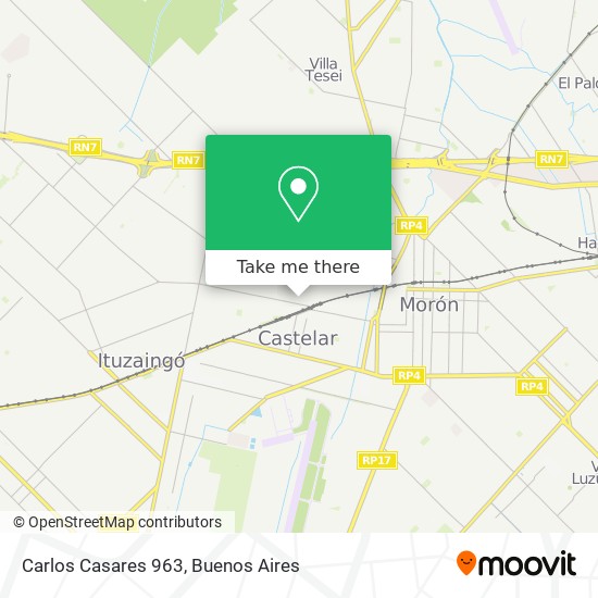 Carlos Casares 963 map