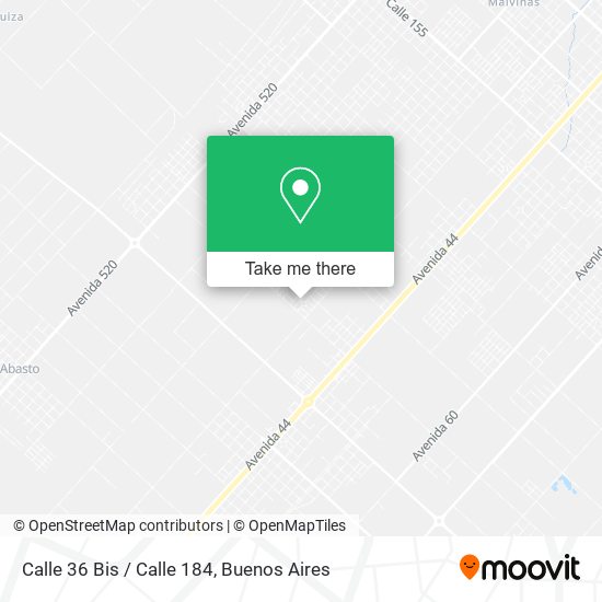 Calle 36 Bis / Calle 184 map