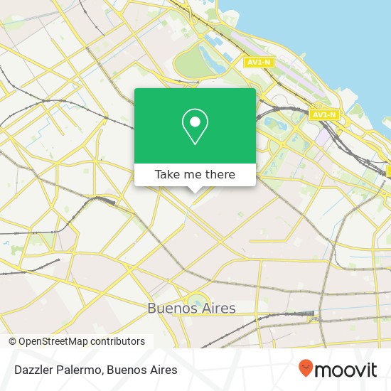 Dazzler Palermo map