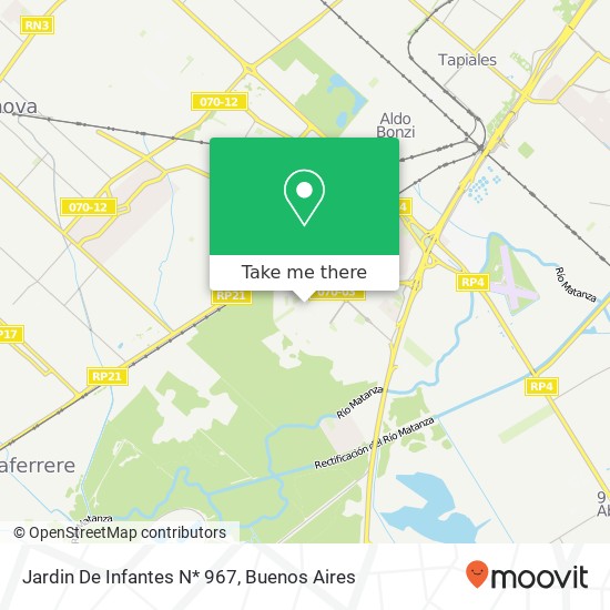 Jardin De Infantes N* 967 map