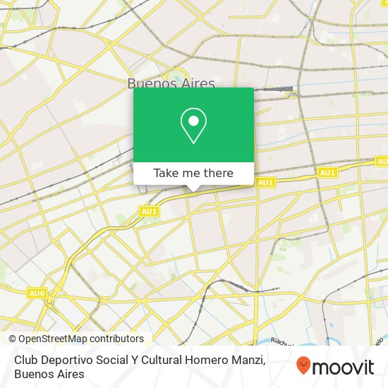 Club Deportivo Social Y Cultural Homero Manzi map