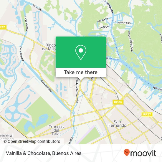 Vainilla & Chocolate map