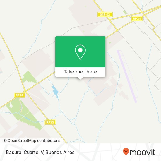 Basural Cuartel V map