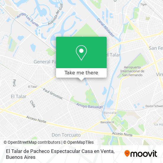 El Talar de Pacheco   Espectacular Casa en Venta map