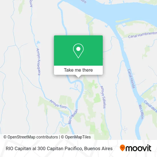 RIO Capitan al 300 Capitan Pacifico map