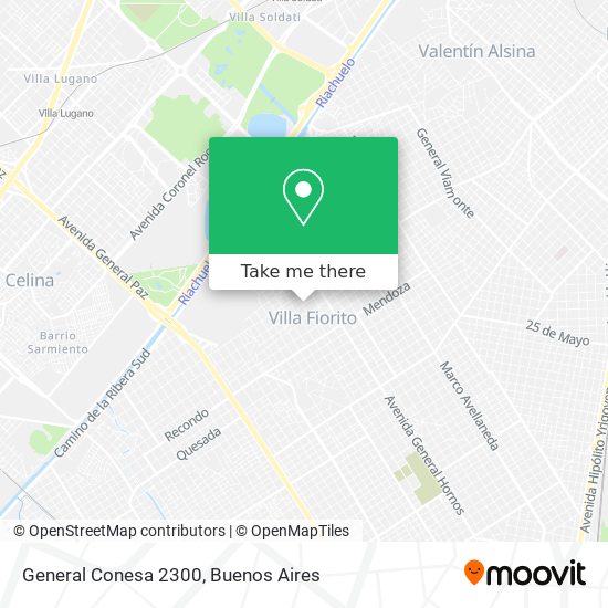 General Conesa 2300 map