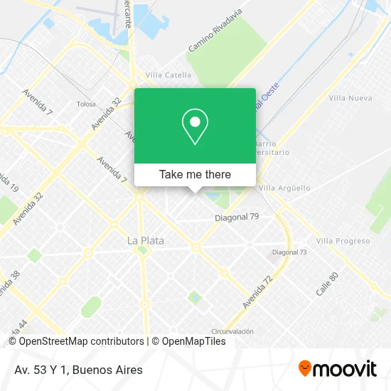 Av. 53 Y 1 map