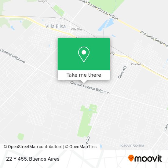 Mapa de 22 Y 455