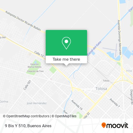 Mapa de 9 Bis Y 510