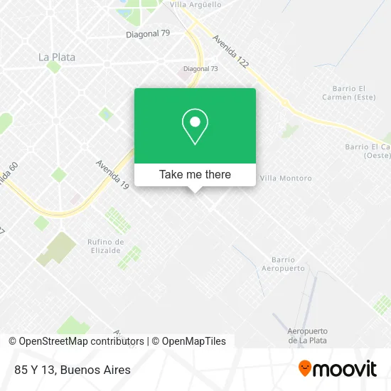 Mapa de 85 Y 13