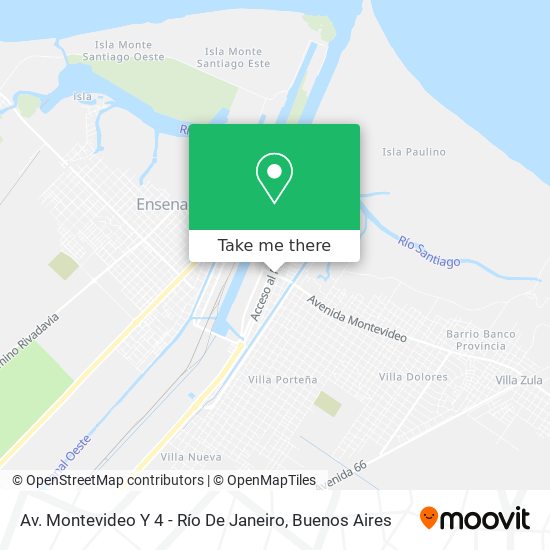 Av. Montevideo Y 4 - Río De Janeiro map