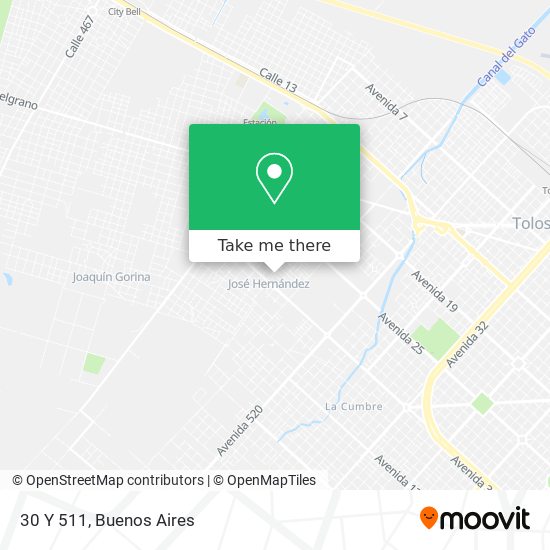 Mapa de 30 Y 511