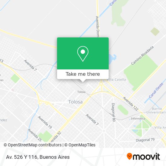 Mapa de Av. 526 Y 116