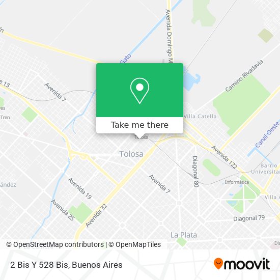 Mapa de 2 Bis Y 528 Bis
