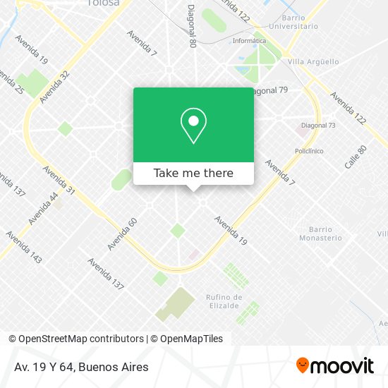 Mapa de Av. 19 Y 64