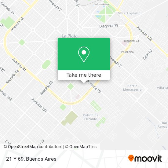 Mapa de 21 Y 69