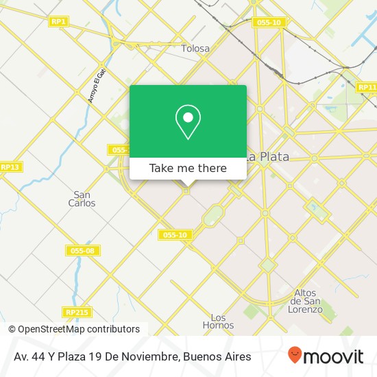 Av. 44 Y Plaza 19 De Noviembre map