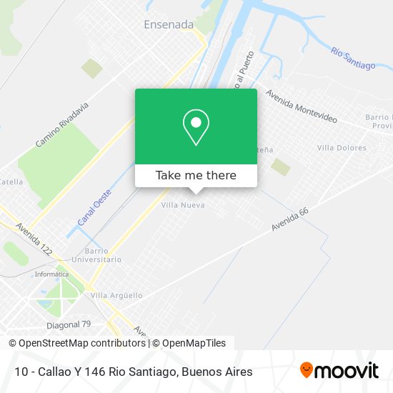 Mapa de 10 - Callao Y 146 Rio Santiago