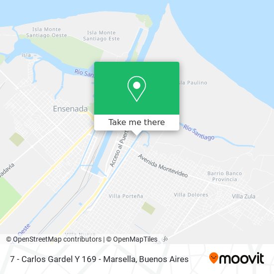 7 - Carlos Gardel Y 169 - Marsella map