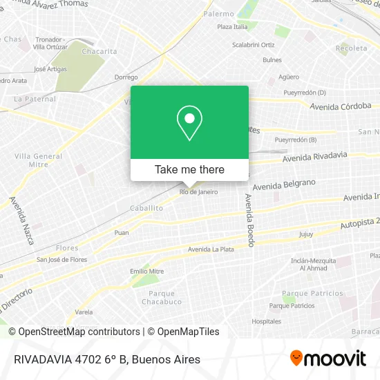 RIVADAVIA 4702 6º B map
