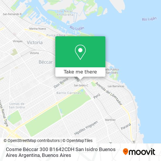 Cosme Béccar 300  B1642CDH San Isidro  Buenos Aires  Argentina map
