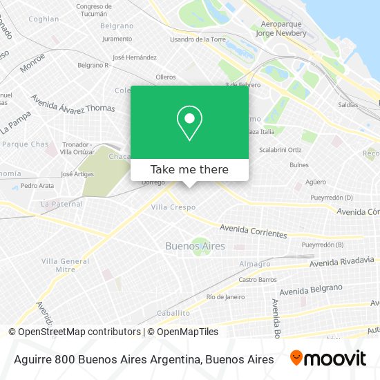 Mapa de Aguirre 800  Buenos Aires  Argentina