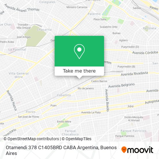 Otamendi 378  C1405BRD CABA  Argentina map