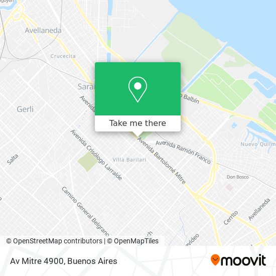 Mapa de Av  Mitre 4900