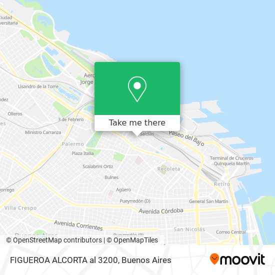 FIGUEROA ALCORTA al 3200 map