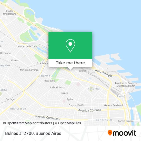 Mapa de Bulnes  al 2700