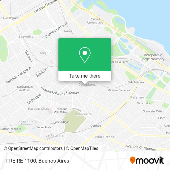 Mapa de FREIRE 1100