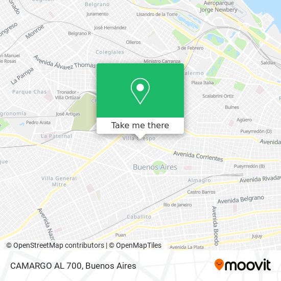 CAMARGO AL 700 map