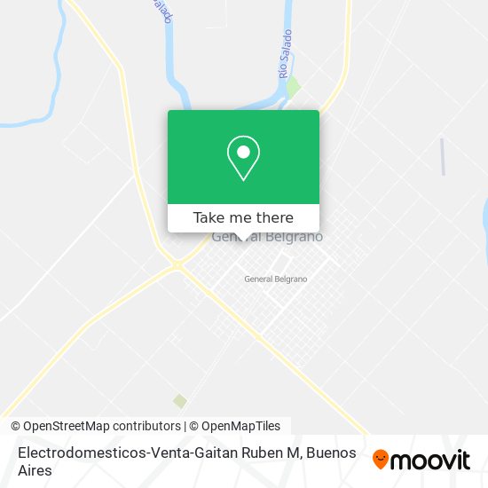 Electrodomesticos-Venta-Gaitan Ruben M map