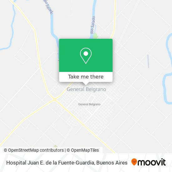 Hospital Juan E. de la Fuente-Guardia map