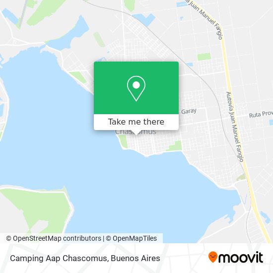 Camping Aap Chascomus map