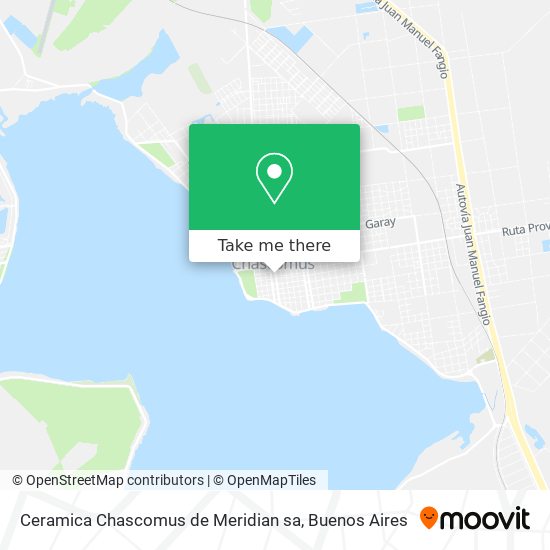 Ceramica Chascomus de Meridian sa map