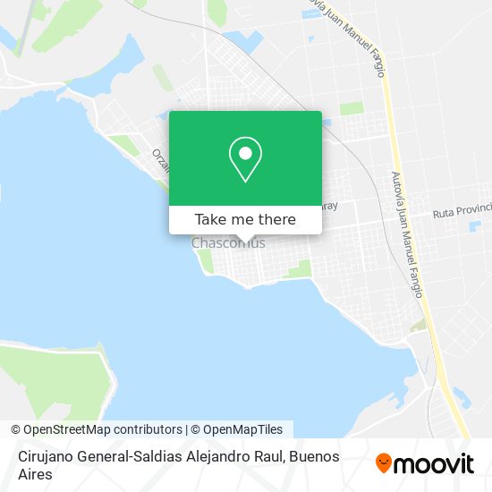 Mapa de Cirujano General-Saldias Alejandro Raul