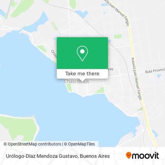 Mapa de Urólogo-Díaz Mendoza Gustavo