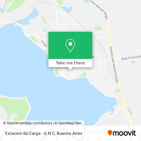 Mapa de Estacion de Carga - G N C