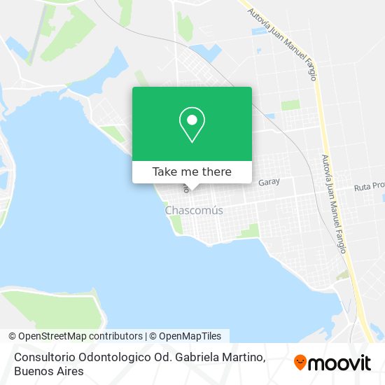 Consultorio Odontologico Od. Gabriela Martino map