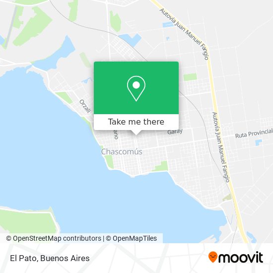 Mapa de El Pato