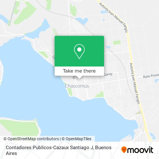 Contadores Publicos-Cazaux Santiago J map