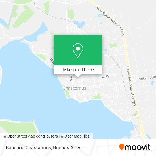 Bancaria Chascomus map