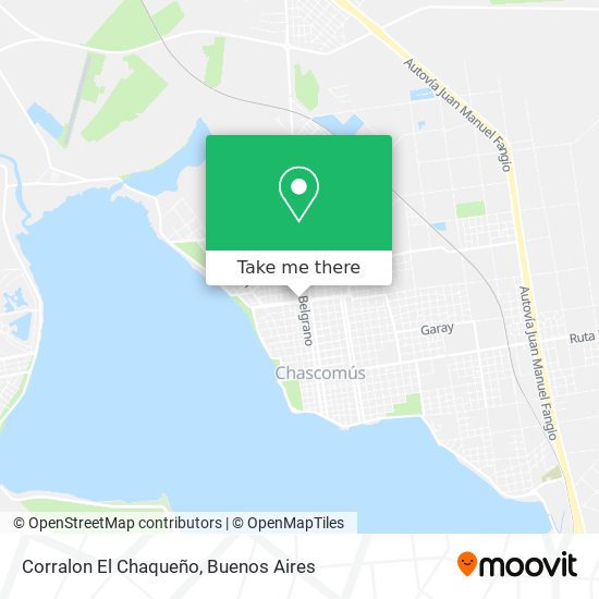 Mapa de Corralon El Chaqueño
