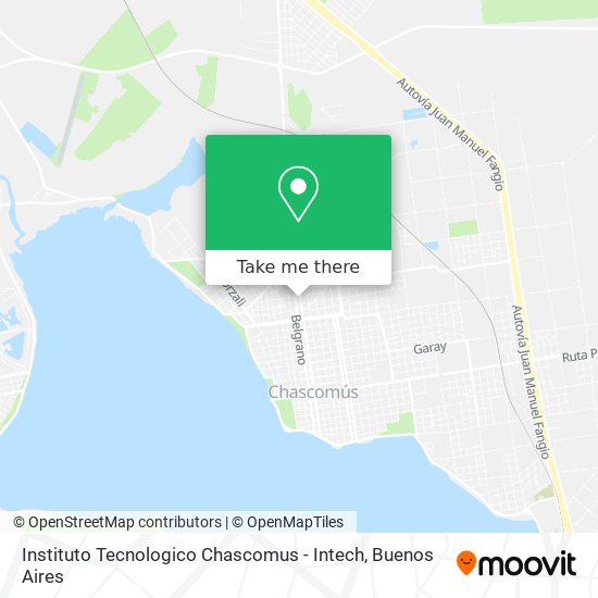 Instituto Tecnologico Chascomus - Intech map