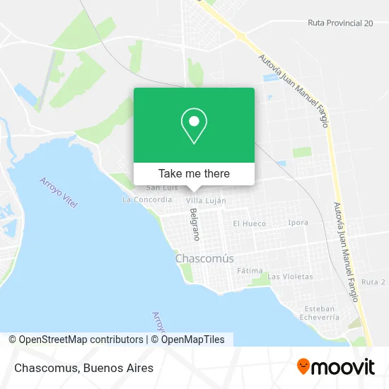 Chascomus map