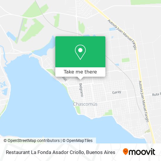 Mapa de Restaurant La Fonda Asador Criollo